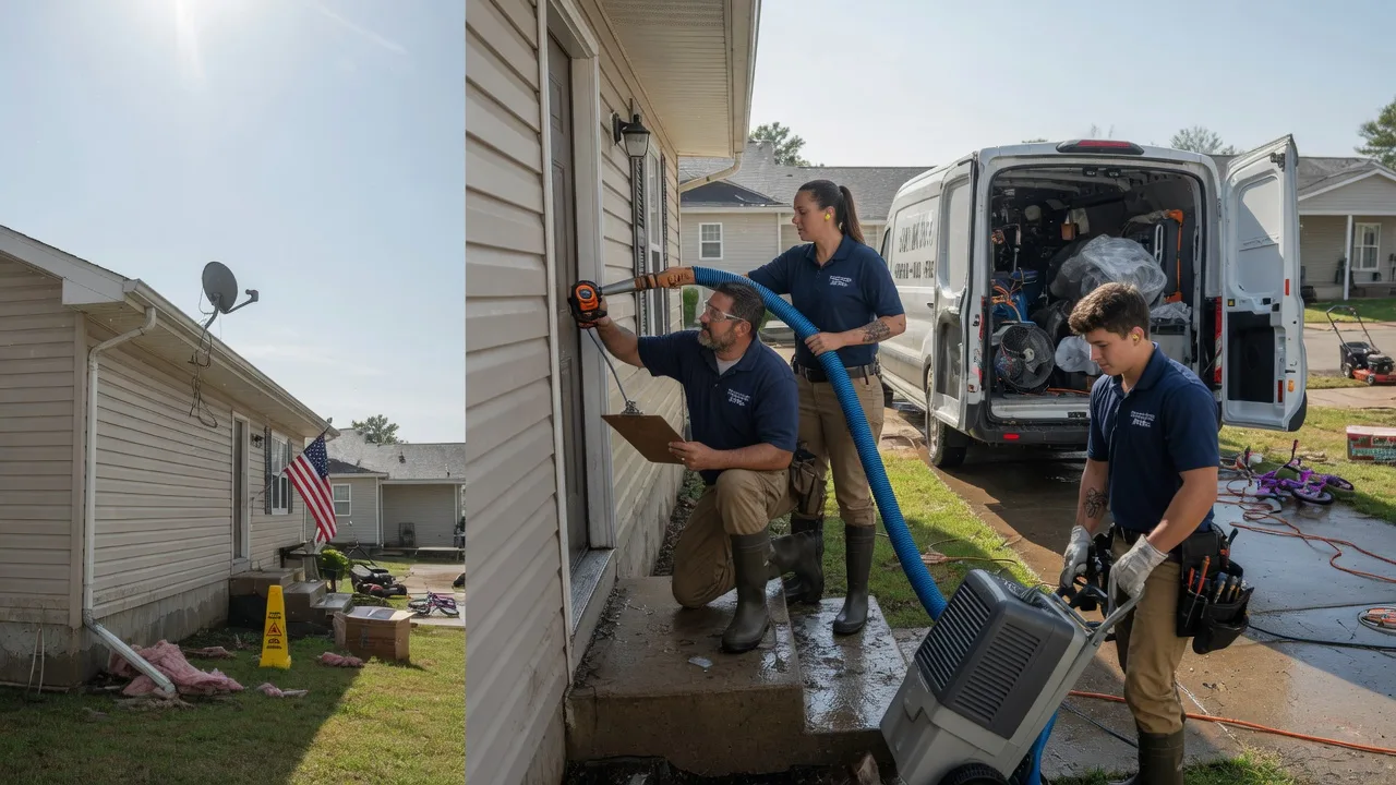 Ceiling Water Damage Restoration in Brewster, KS near me